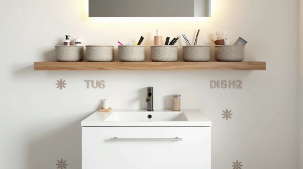 Salle de bain mieux rangée : le rôle sous-estimé des paniers de rangement