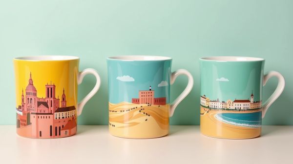 Top 3 médinas populaires en mugs : Toulouse, Arcachon et Marseille